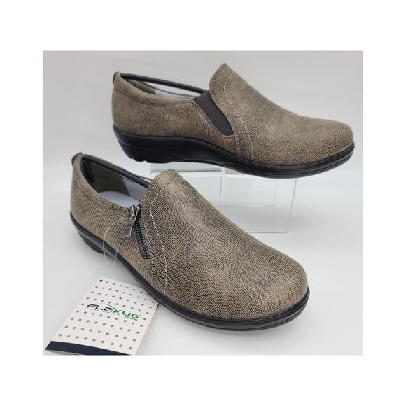 NWT Flexus by Spring Step Mandiela Gray Women Slip-On Comfort Shoes Size 8.5(39) - Picture 2 of 8